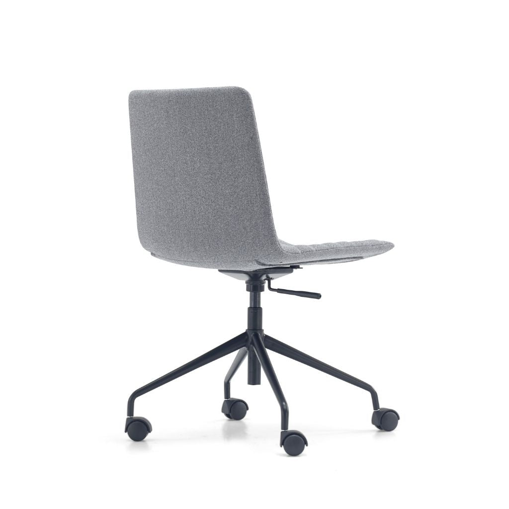 upholstered swivel chair