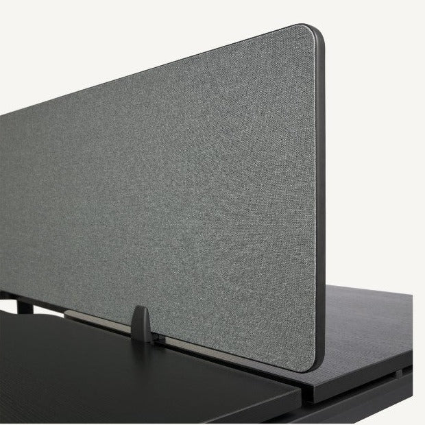 Mobel Base Desk-Mounted Screen – 450mm high with PVC edge