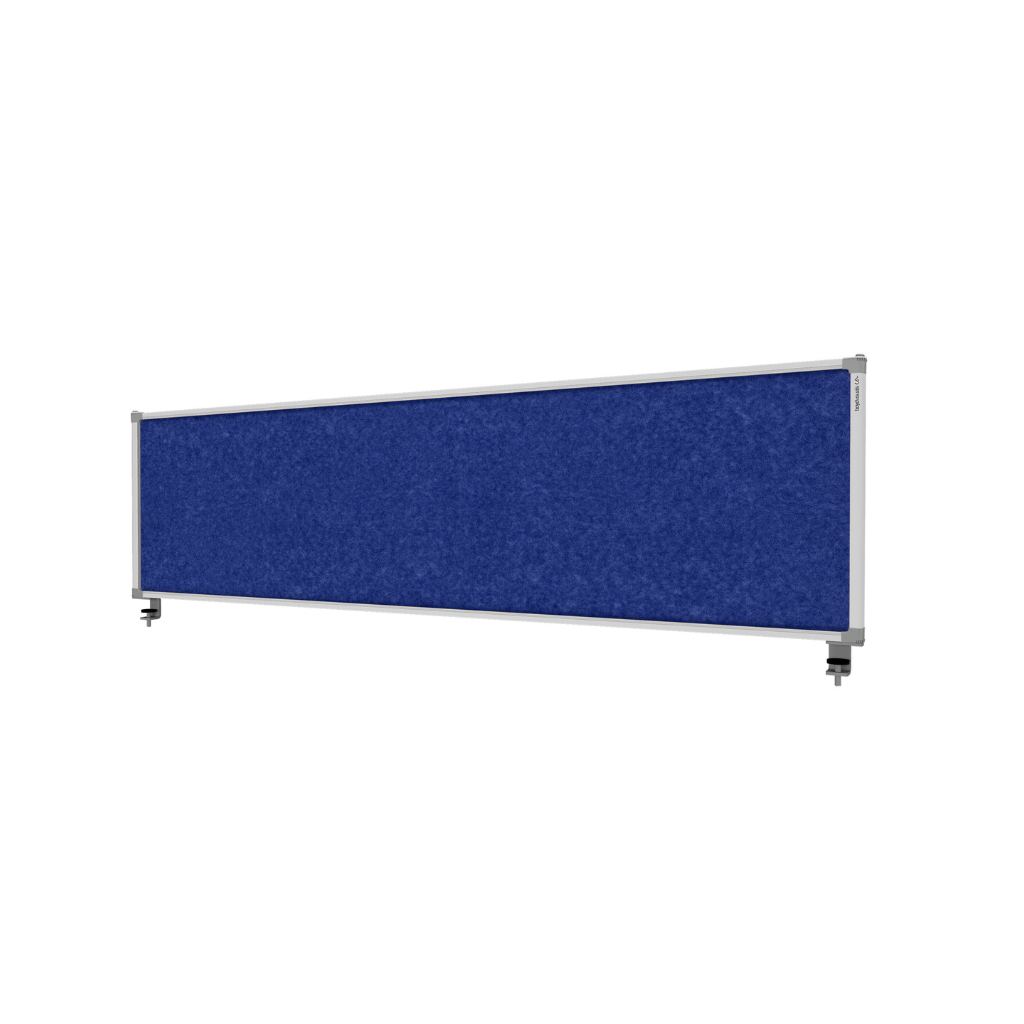 Boyd Desk Mounted Acoustic Partition Blue
