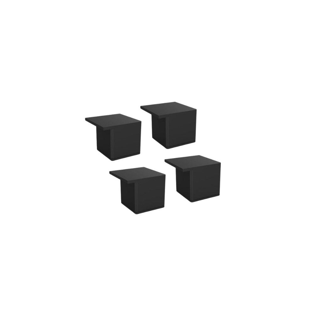 Modern Cubit black 20ft office desk for workspaces and offices