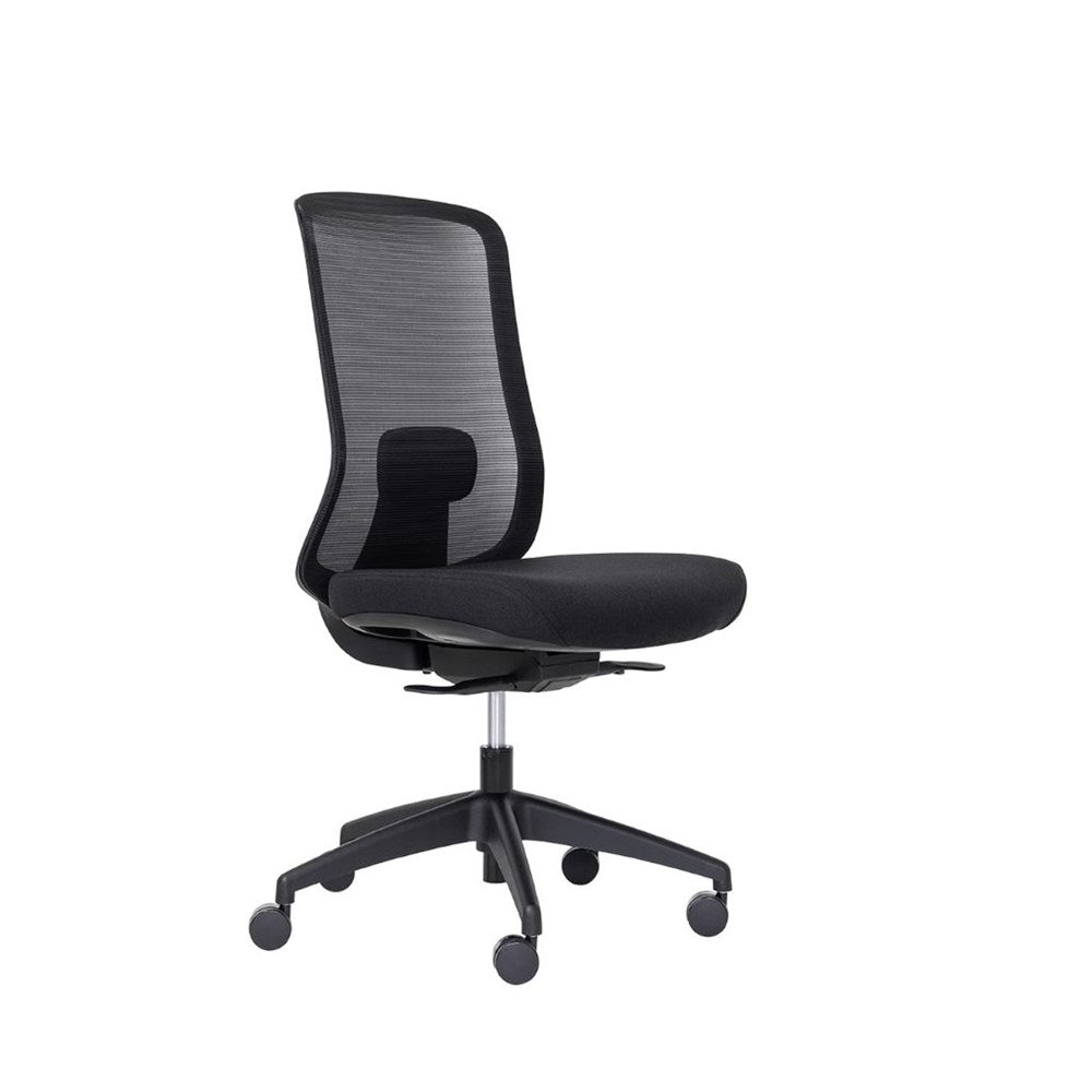 black modern ergonomic office chair