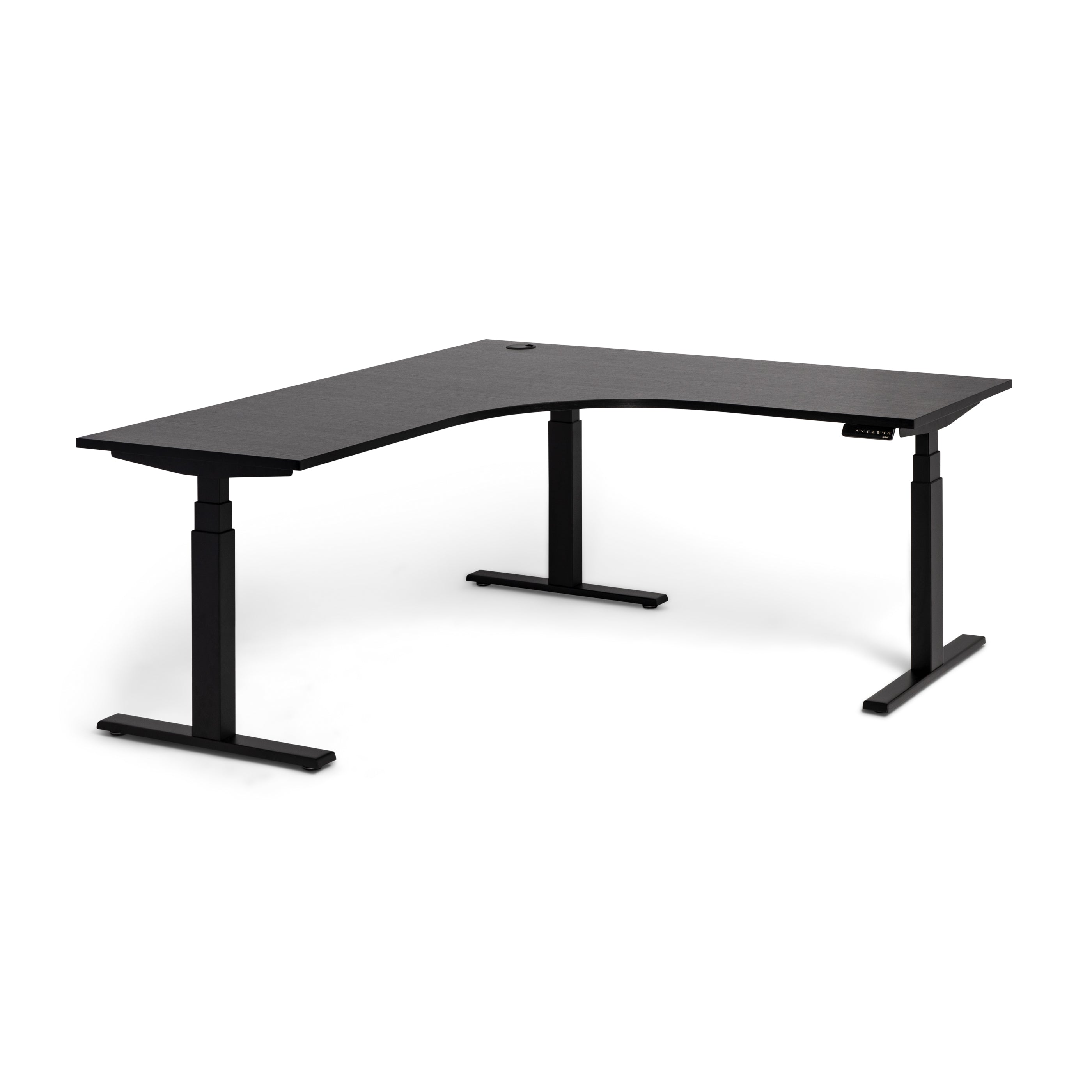 electric corner desk