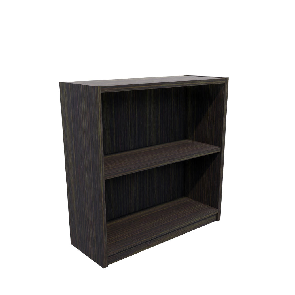 800h book case dark wood