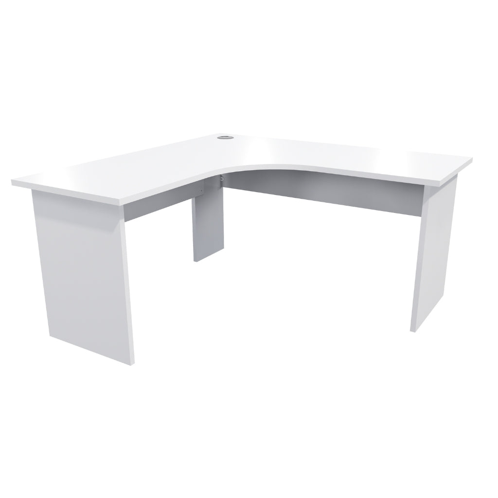 white corner desk