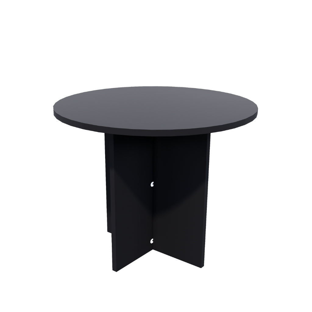 black meeting table