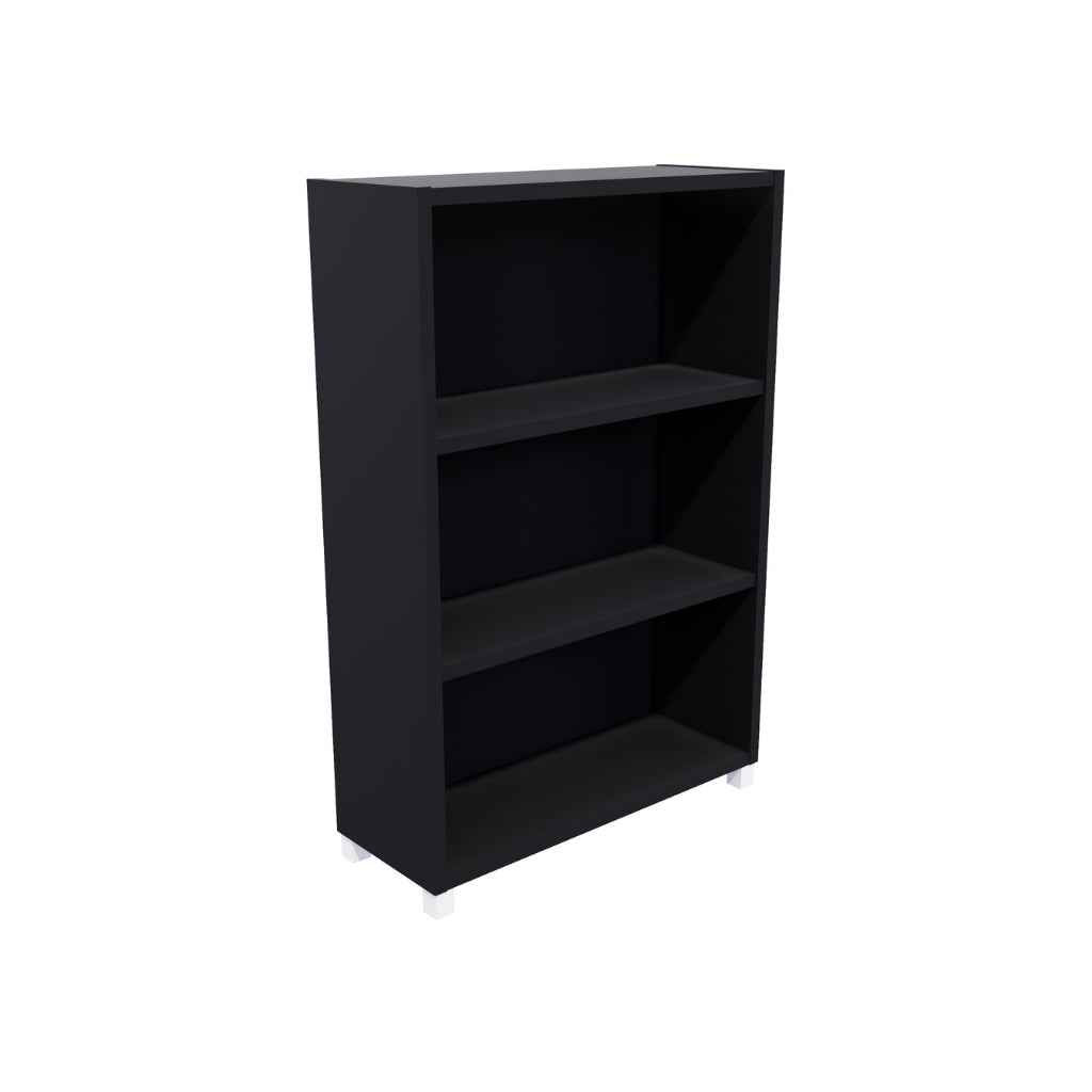 black 3 shelf bookcase