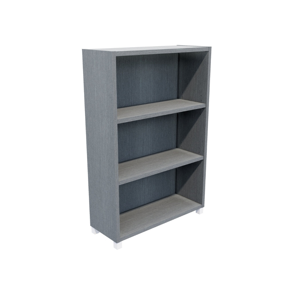 grey 3 shelf bookcase