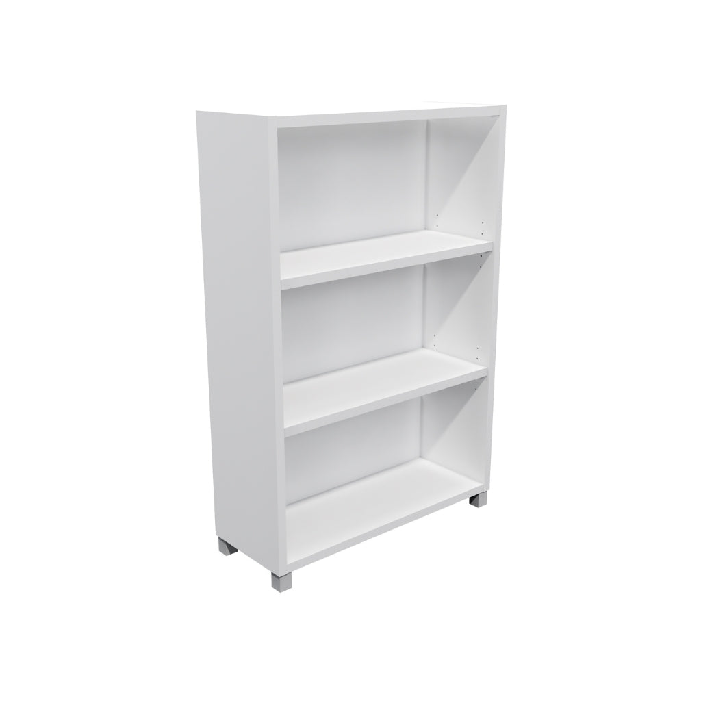 white 1200h bookcase