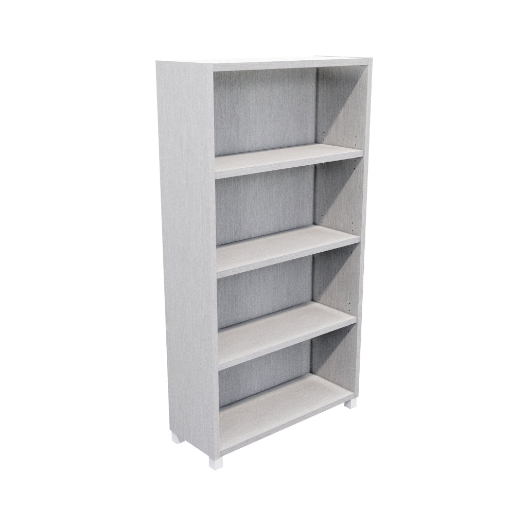 medium silver bookcase