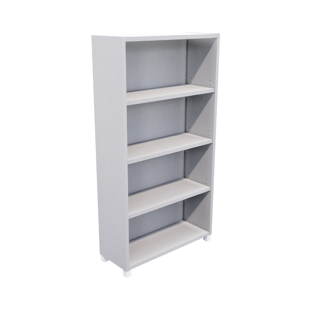larger silver bookcase
