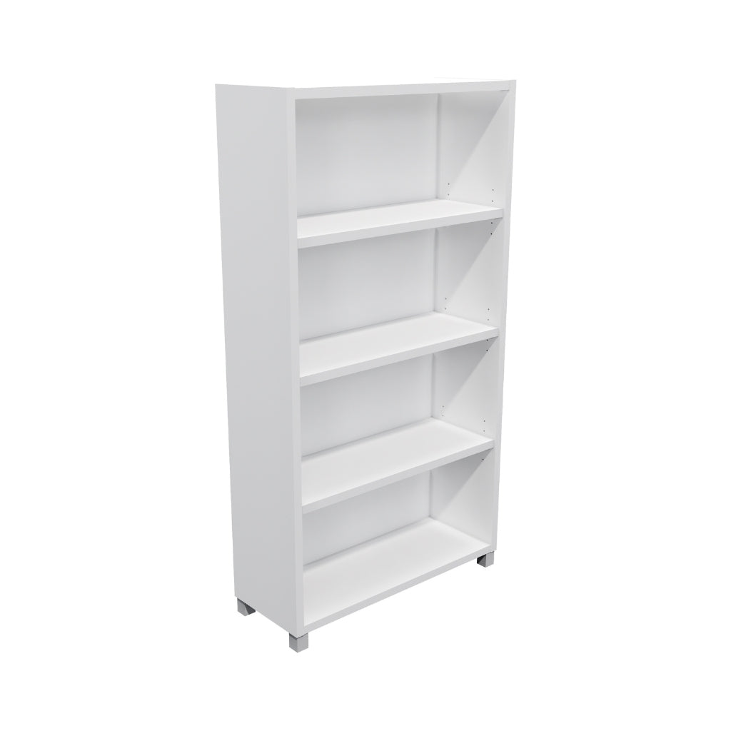 white 1500h bookcase