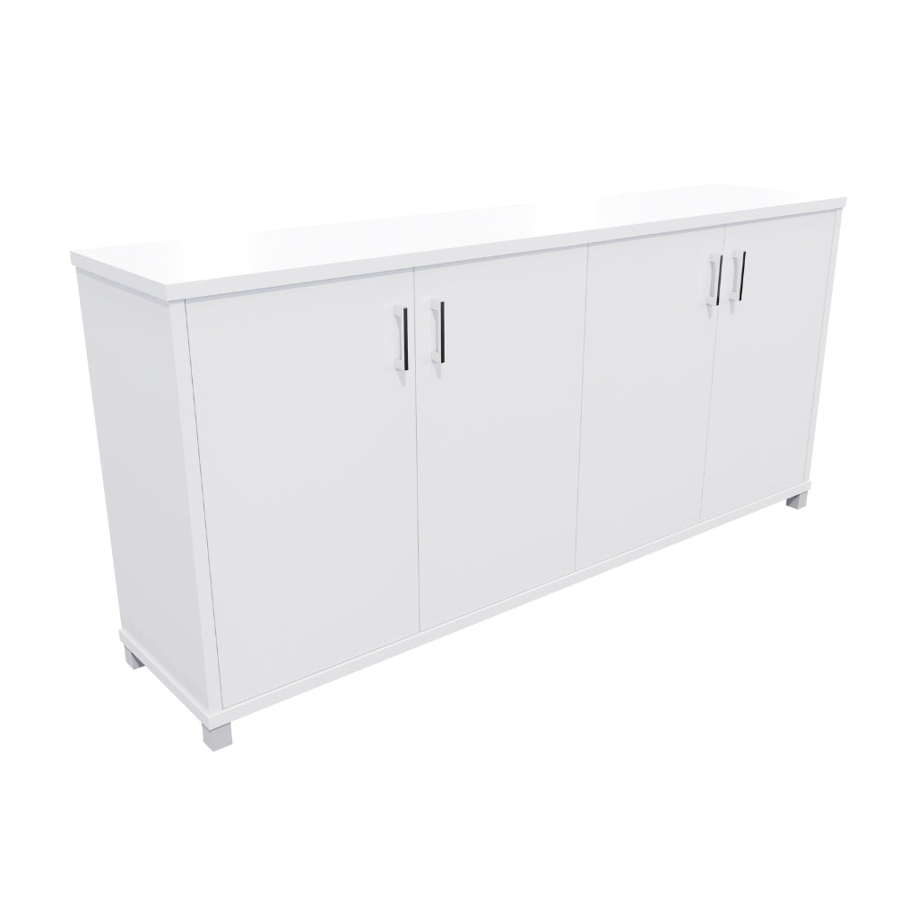 white 1800 credenza