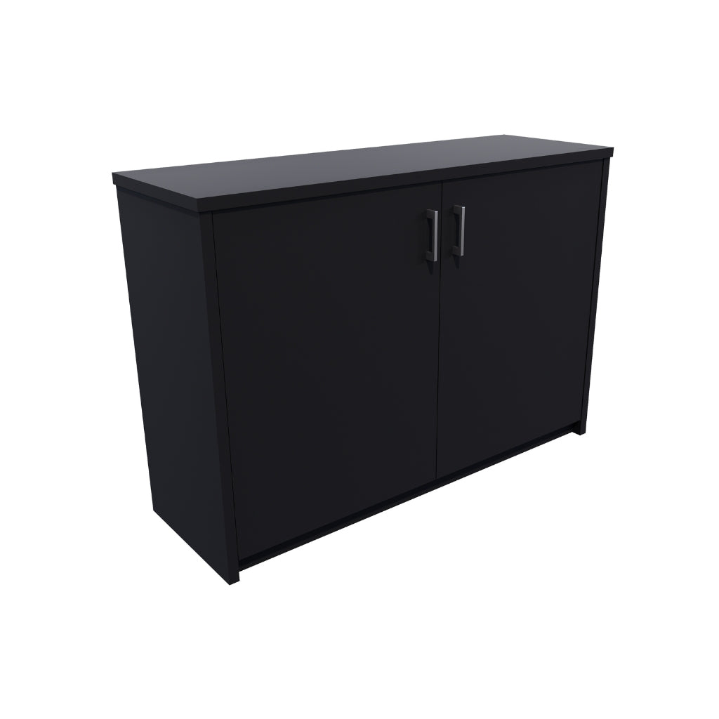 black credenza
