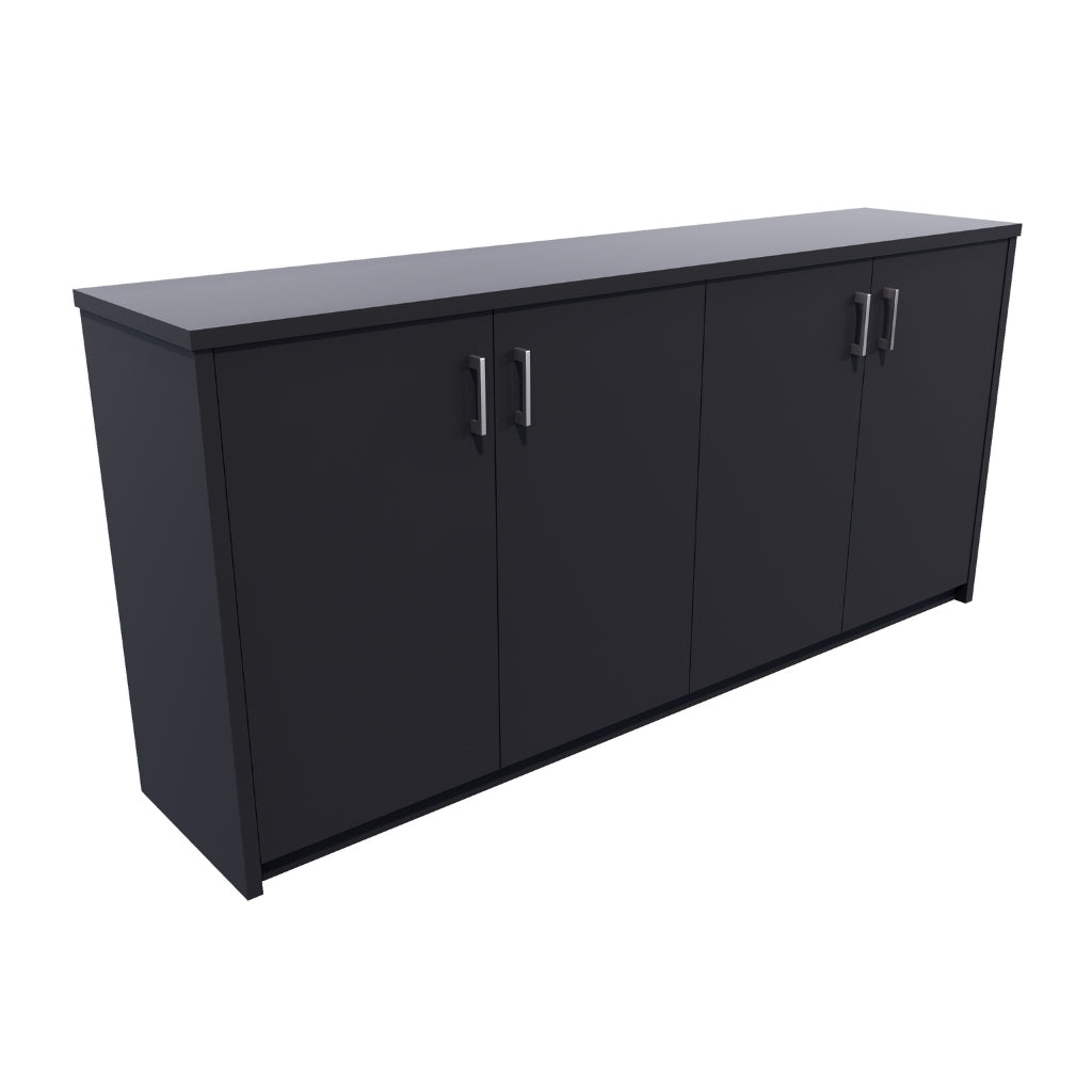 black credenza