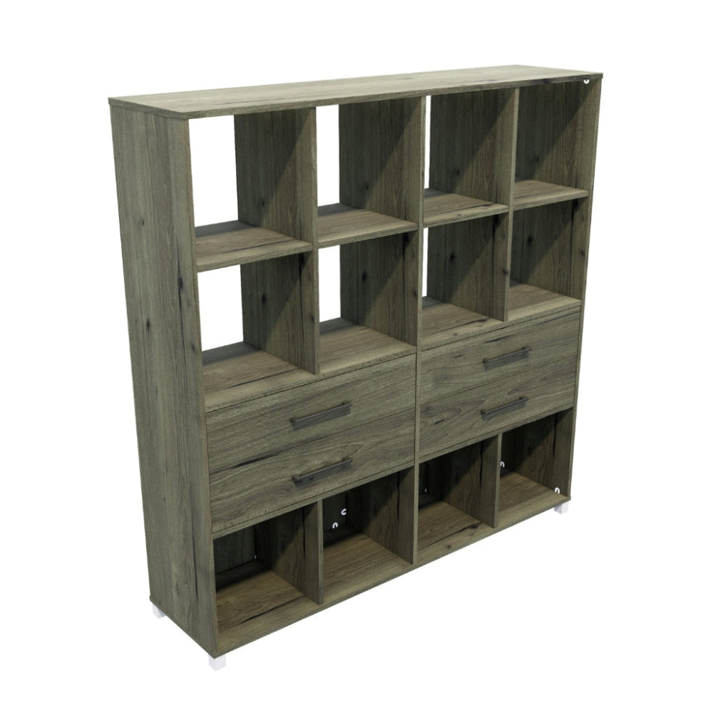 wall unit with drawers
