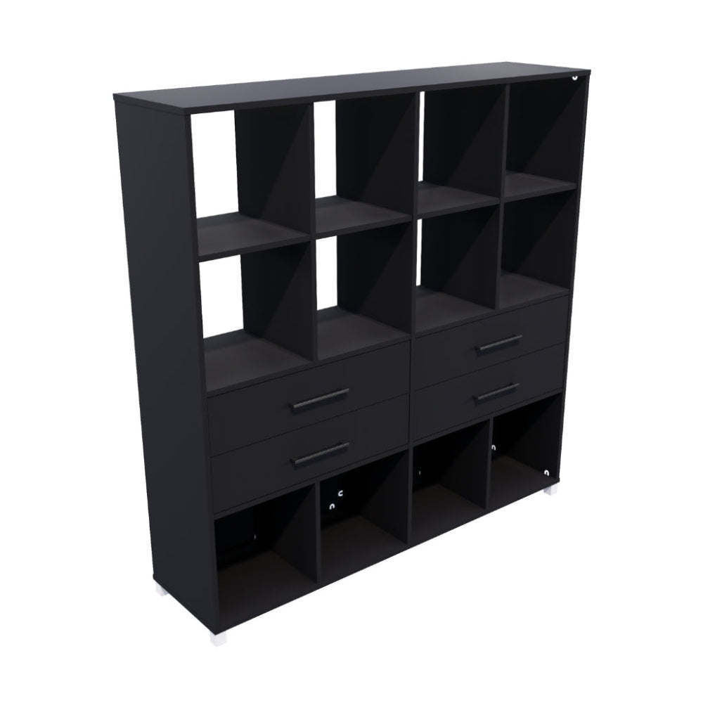 12 cubby with 4 drawers