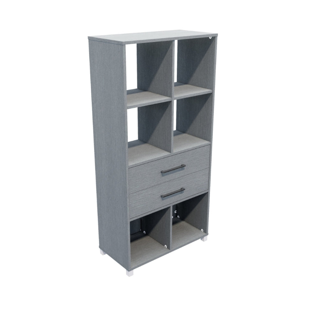 6 cube and two drawers