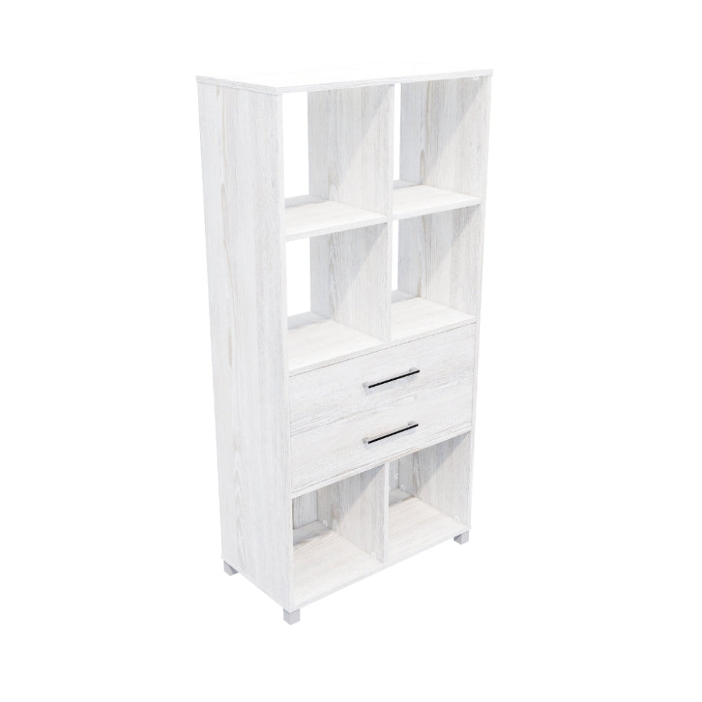 6 cube with two drawers