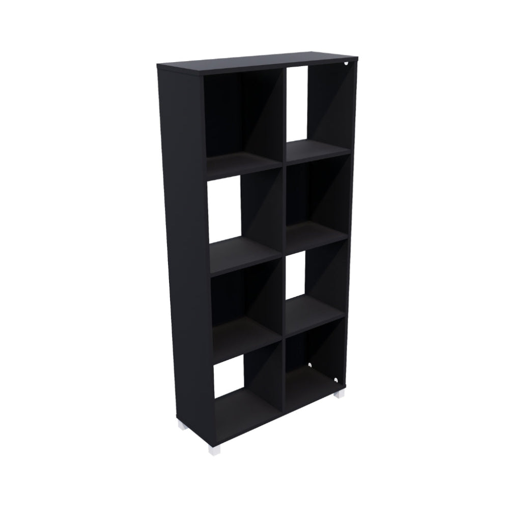 black 8 cubby unit
