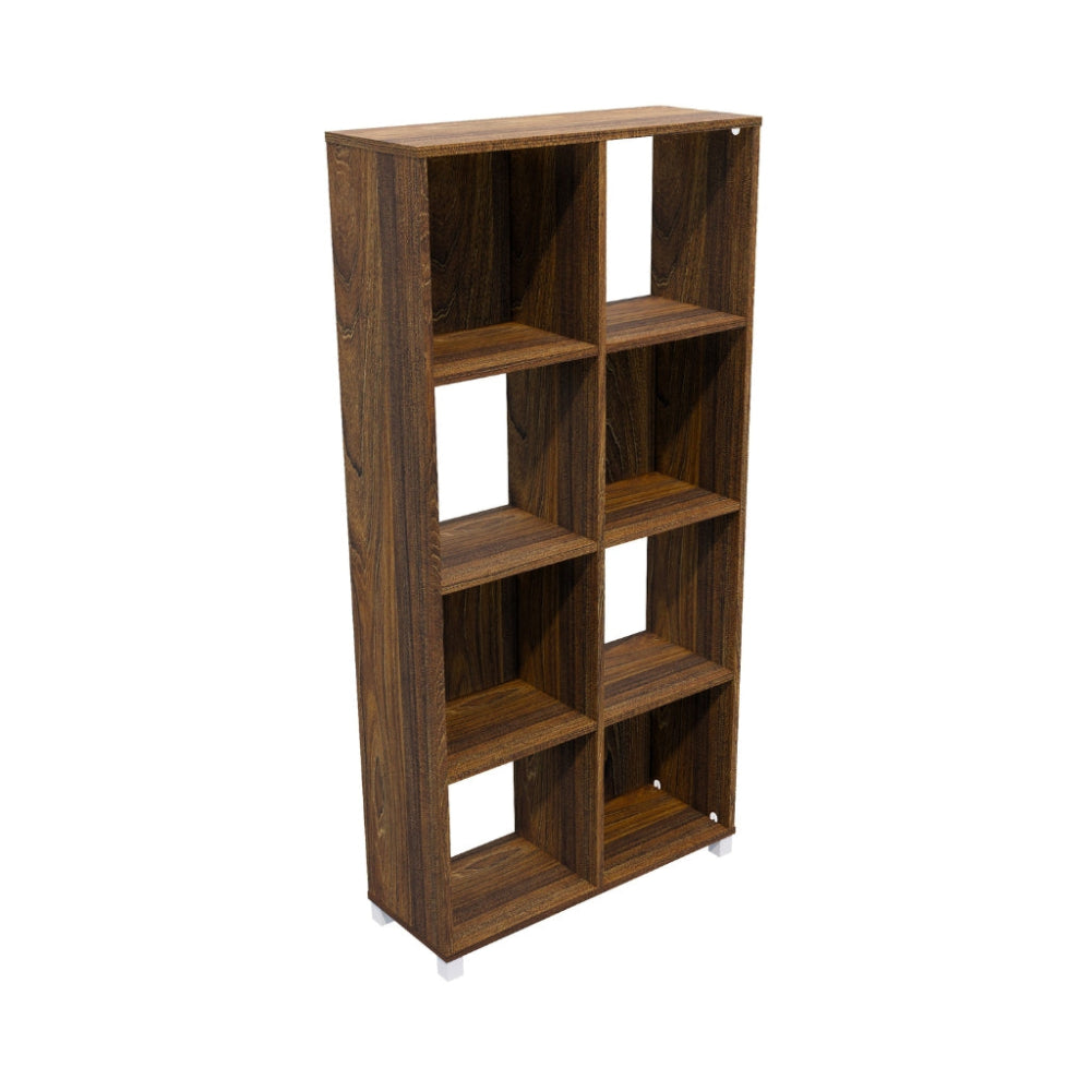 8 cubby dark oak