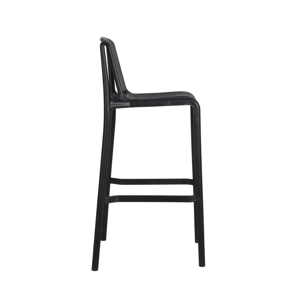 black bar stool