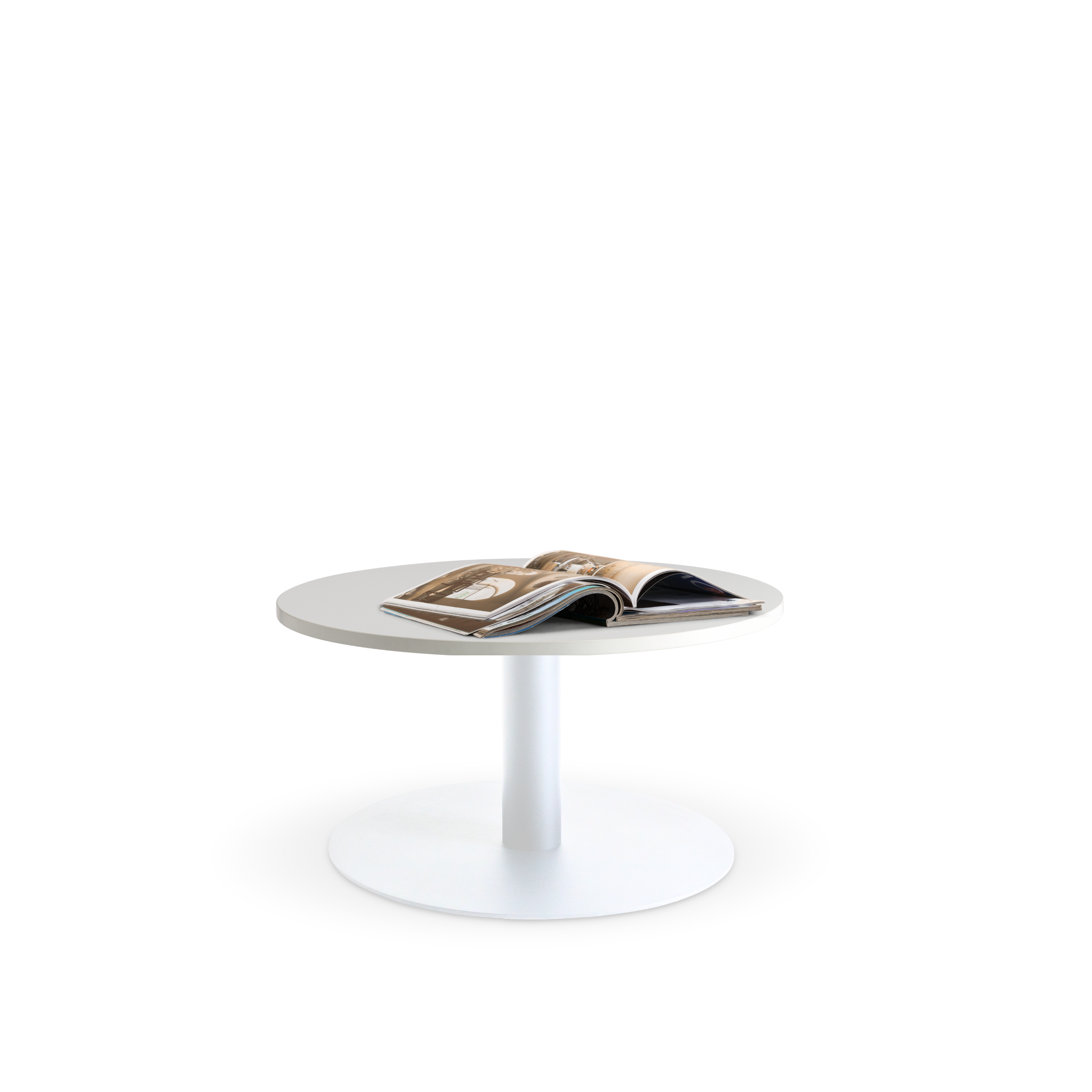 white coffee table