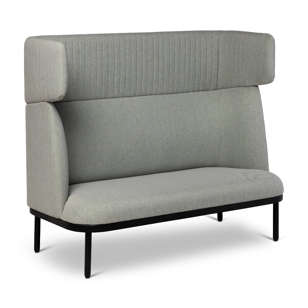 pale green highback sofa