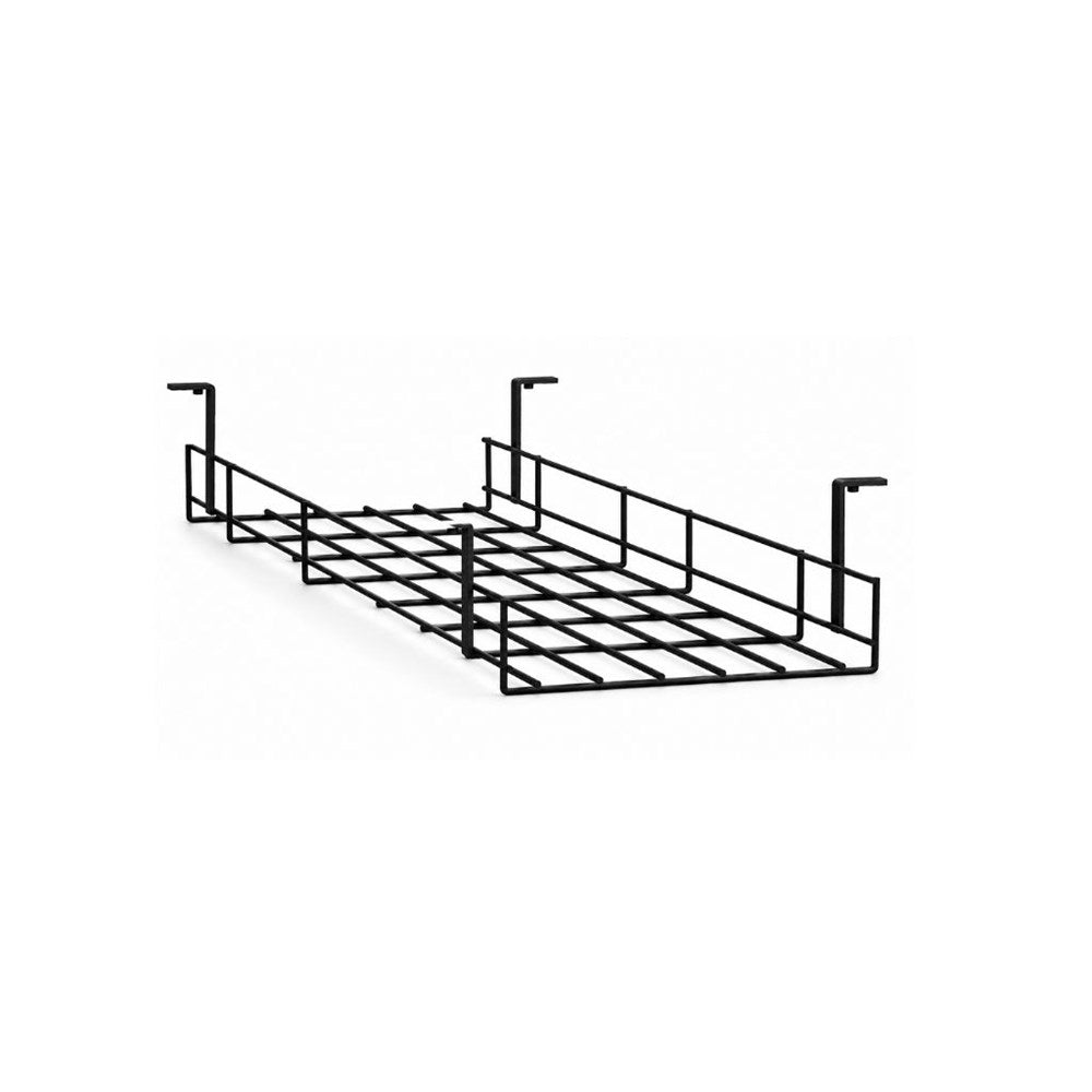large black under desk cable basket
