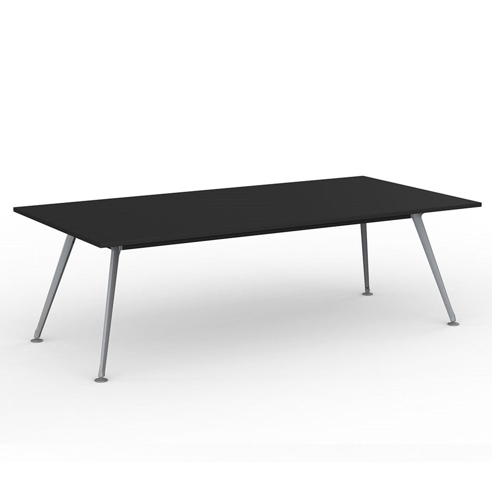 black top silver frame