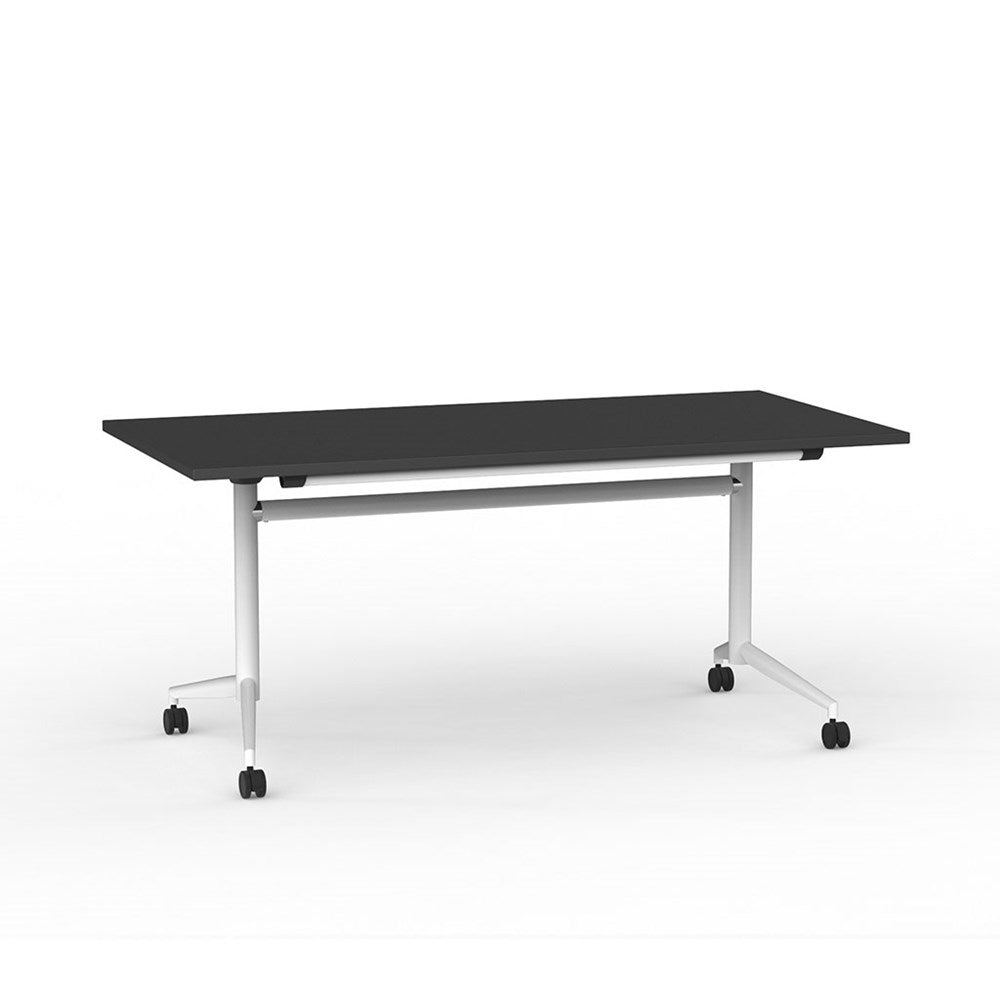 black and white mobile table
