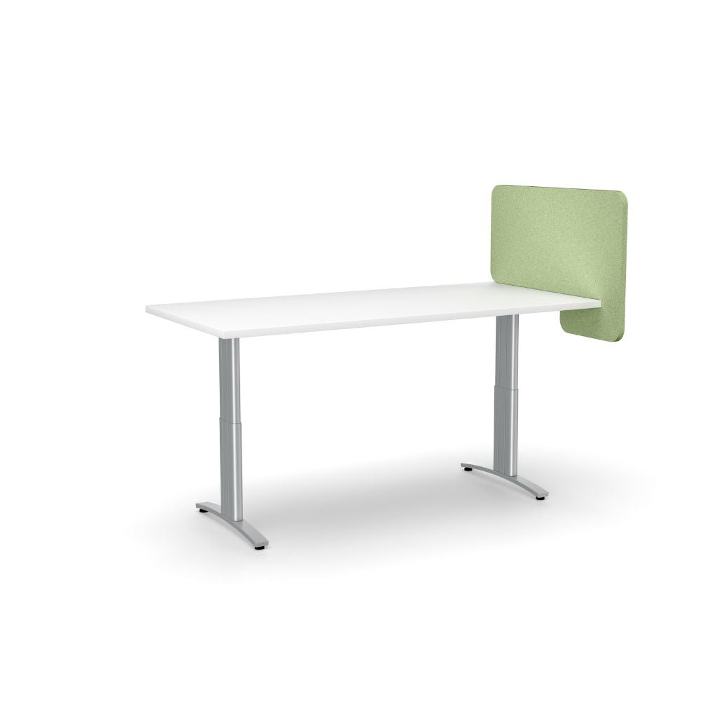 light green desk divider screen