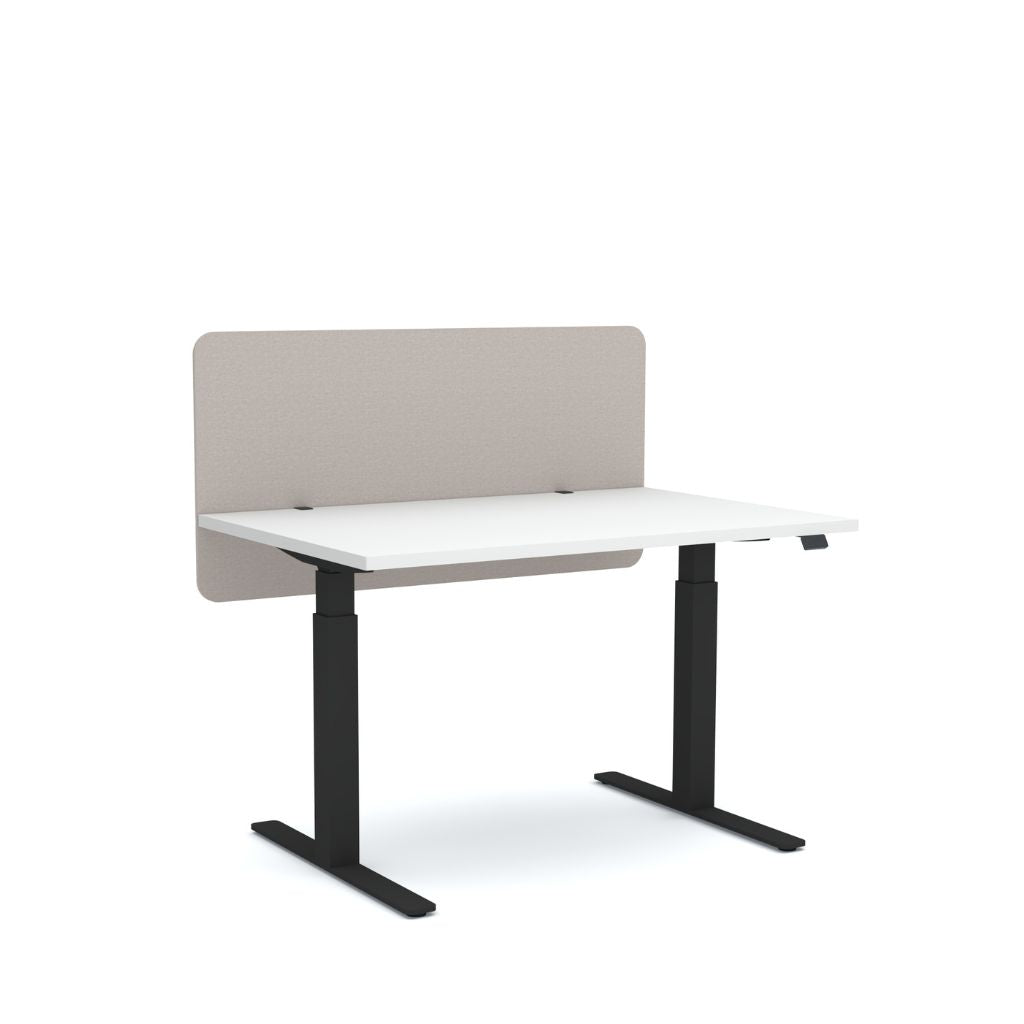 pale pink privacy desk screen