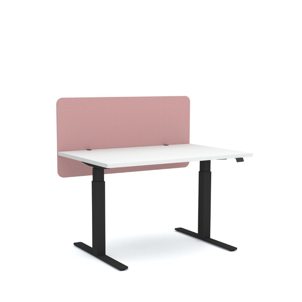 dusky rose privacy desk screen