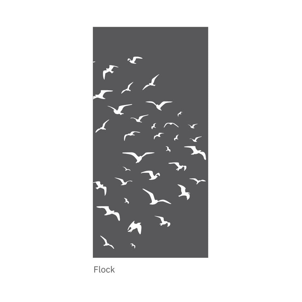 hanging acoustic screen flock of birds design