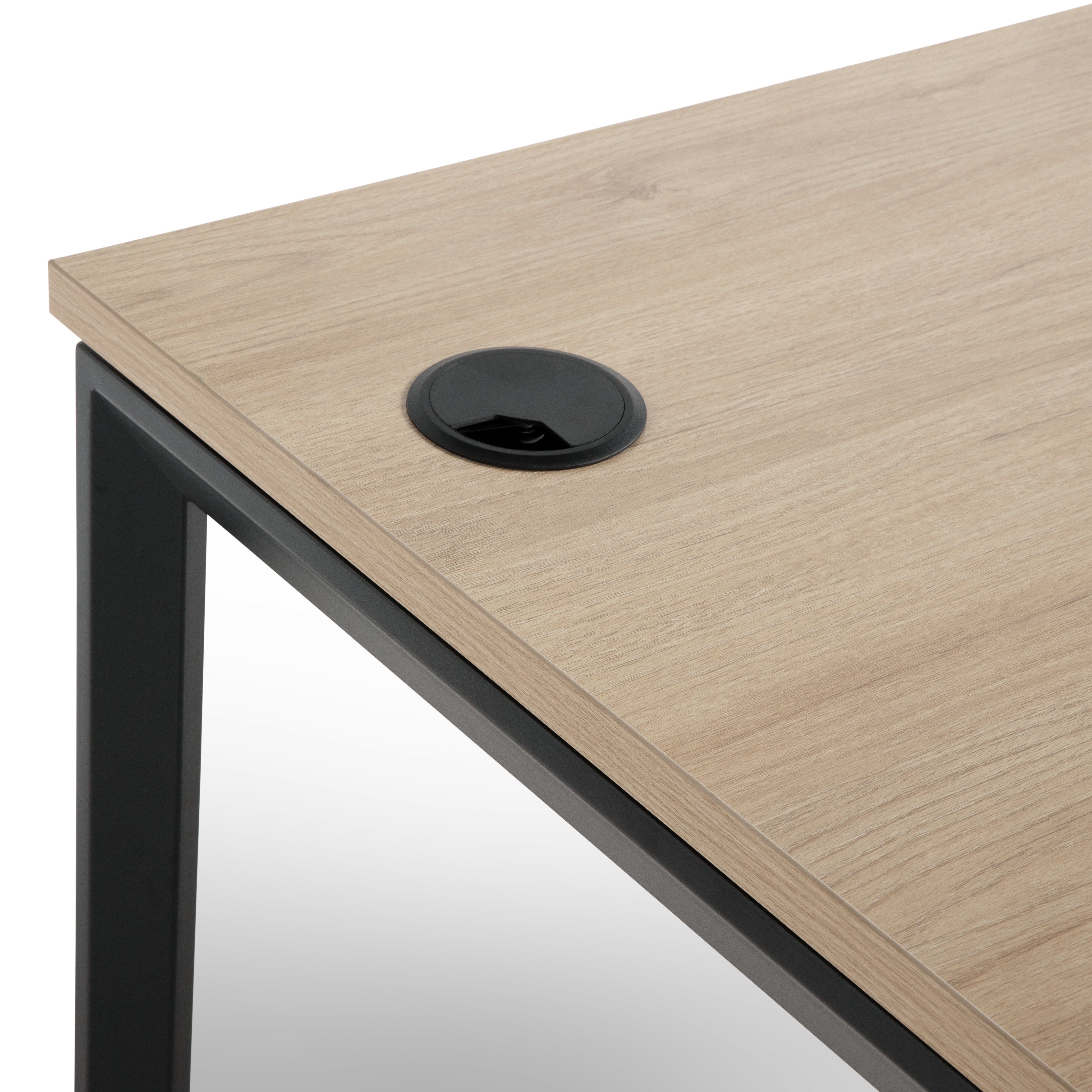 cable hole corner desk