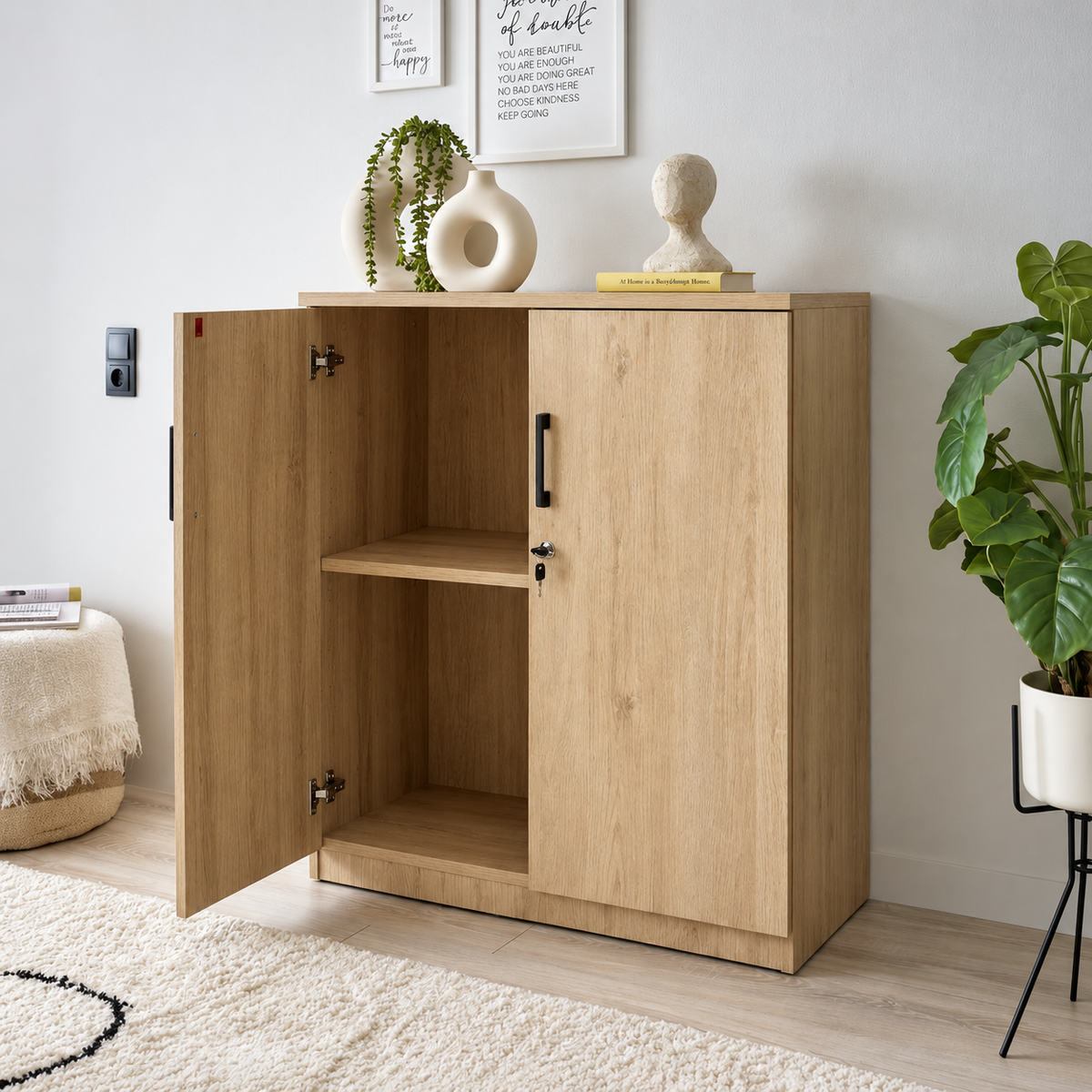 Mobel Oki 900H Storage Cupboard