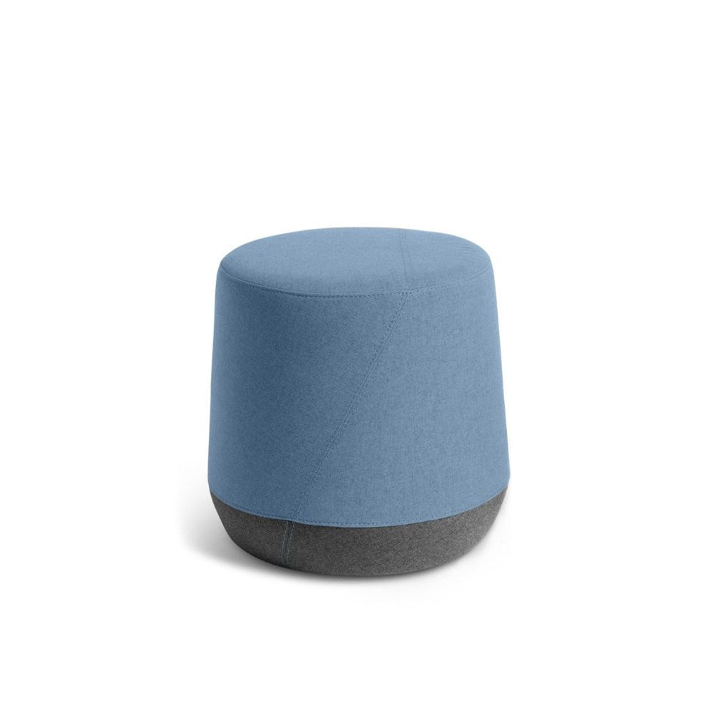 blue ottoman