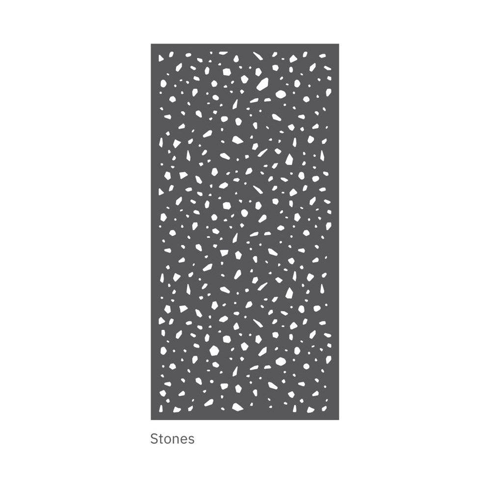 hanging acoustic screen stones design