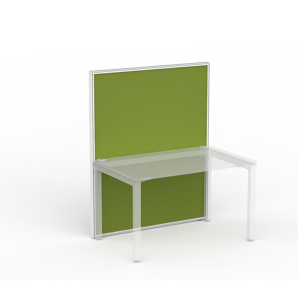 screen with white frame and green board