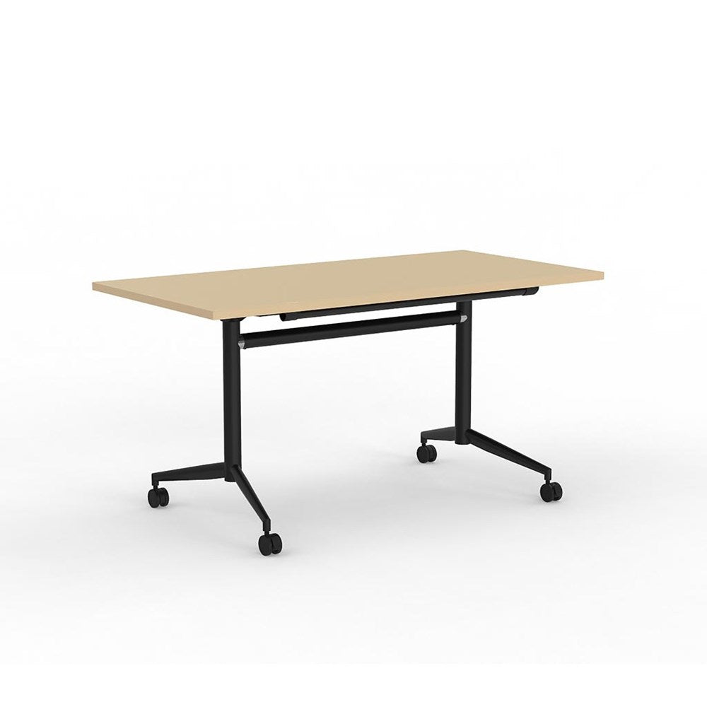 nordic maple table with wheels