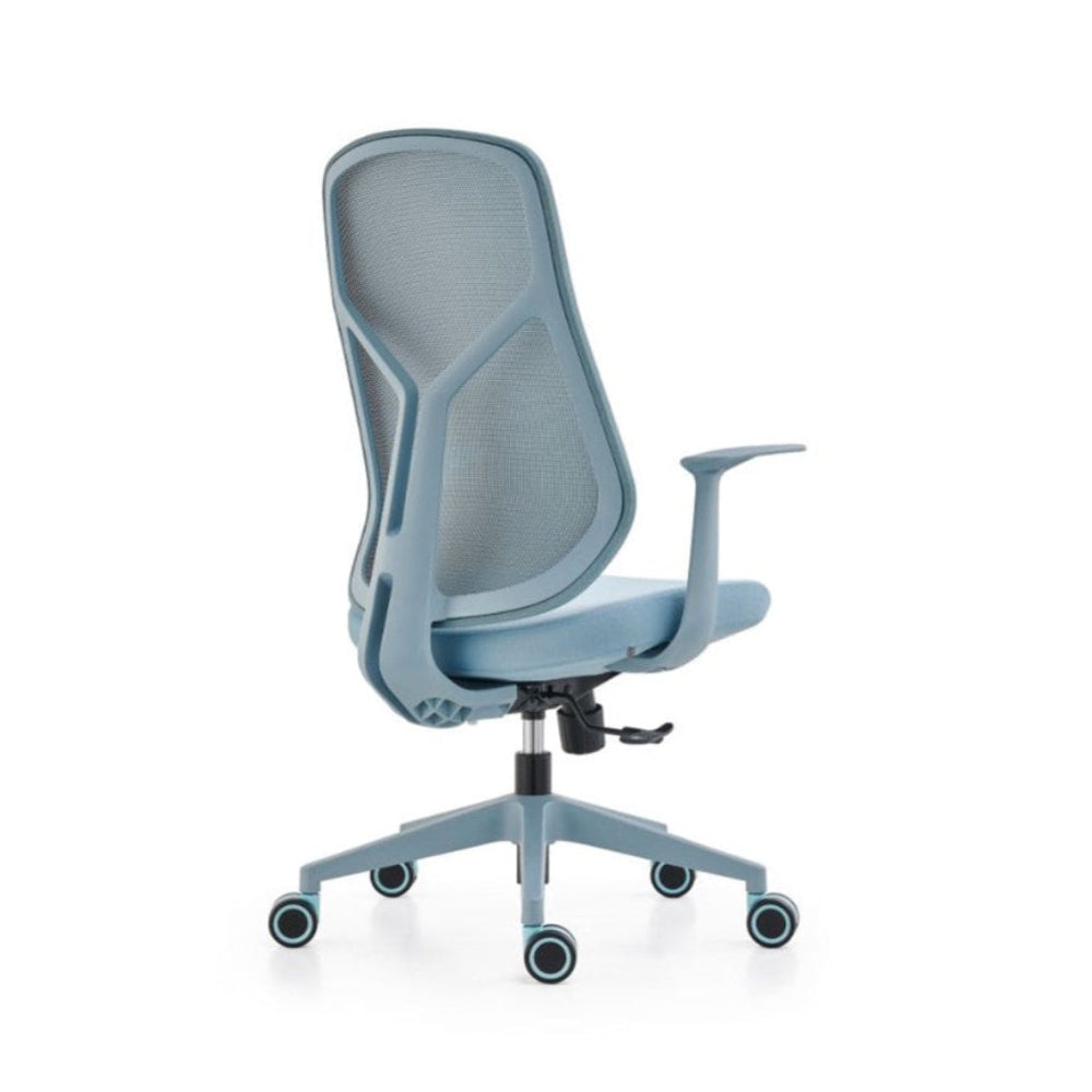 Blue office chair