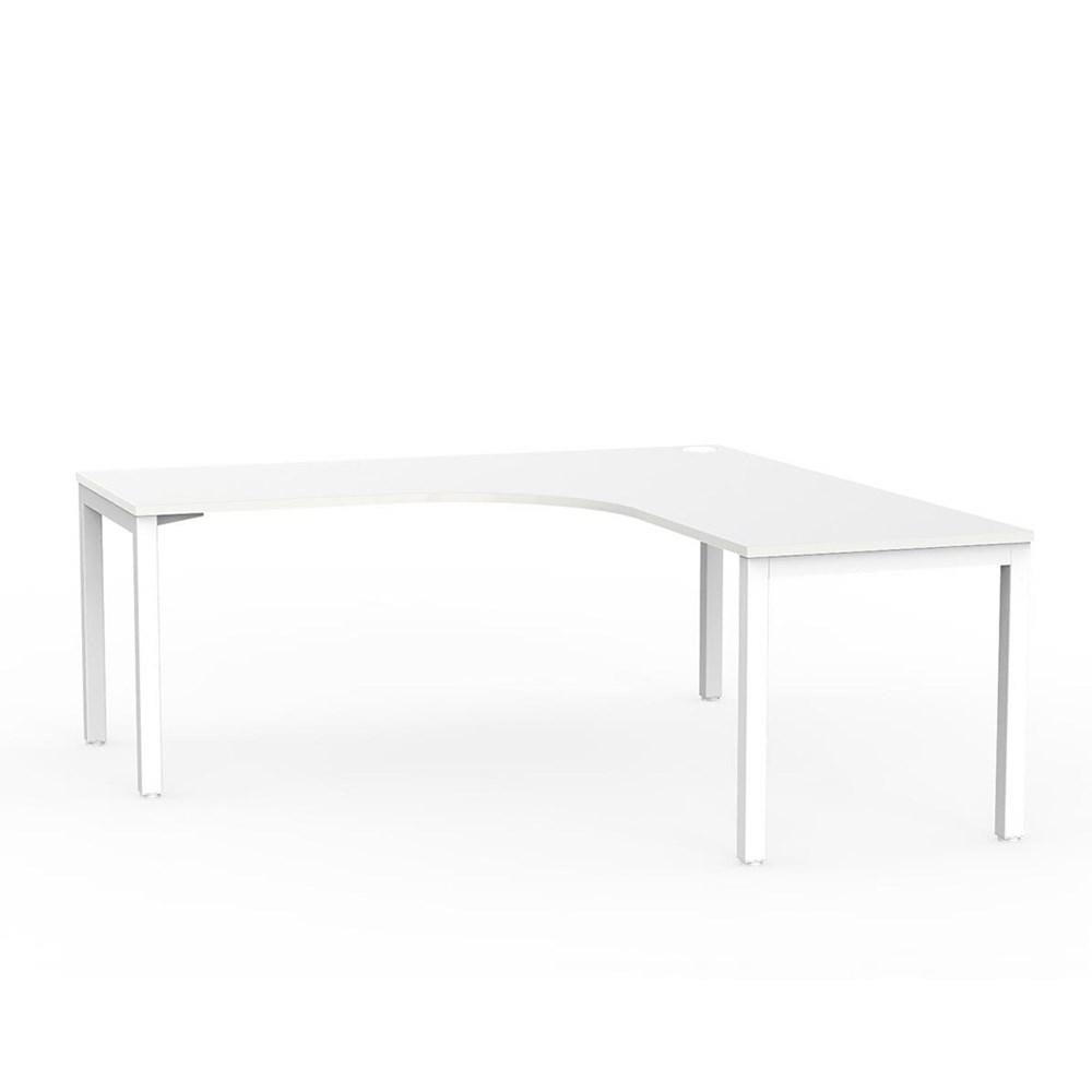white desk