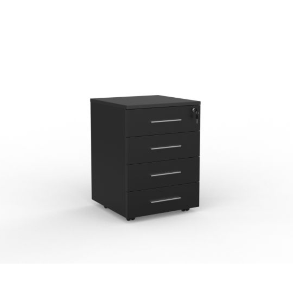black drawers