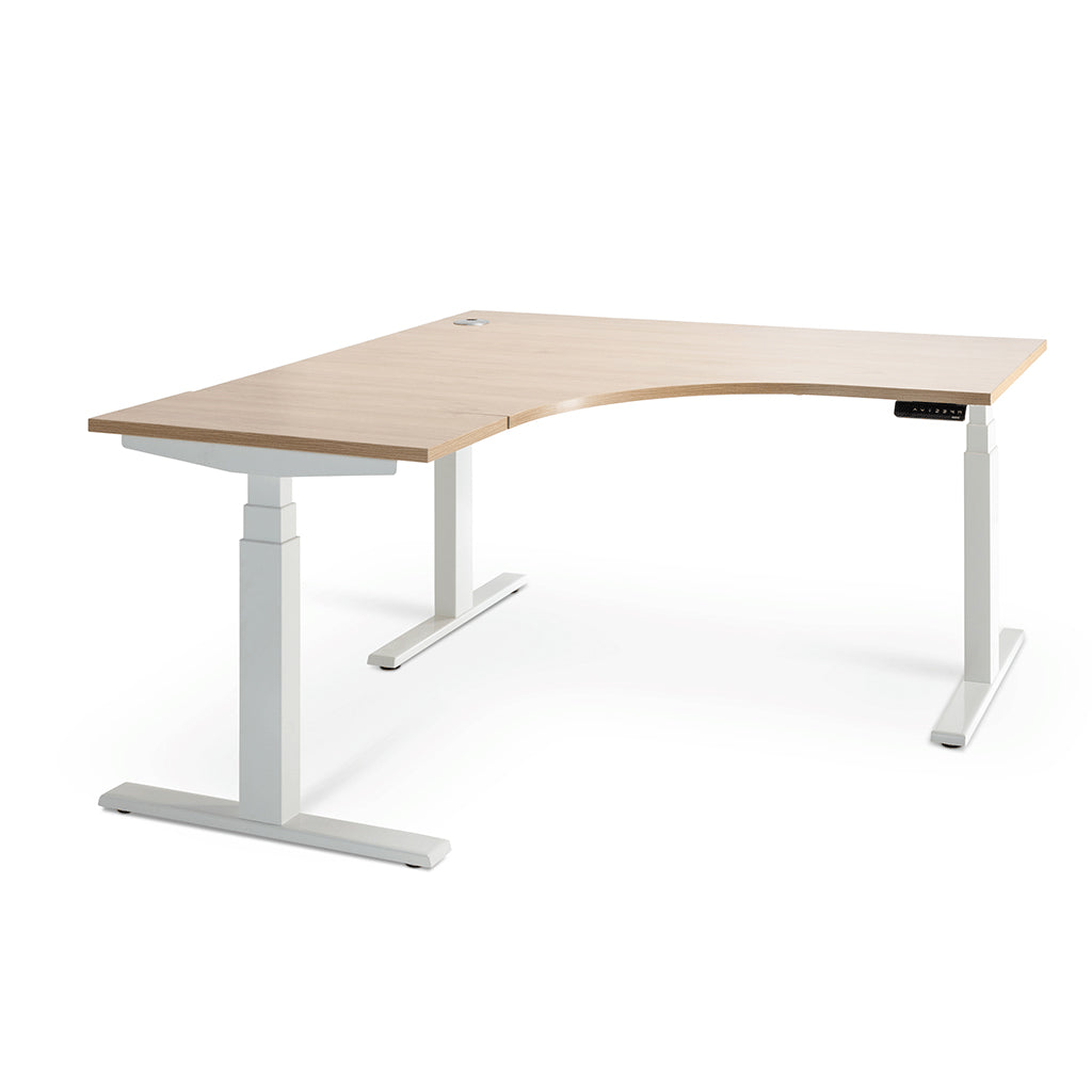 Mobel Enhance Electric Height Adjustable Corner Desk