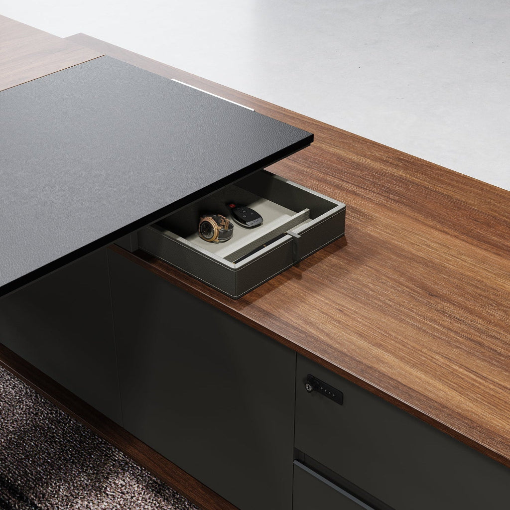 hidden storage executive desk