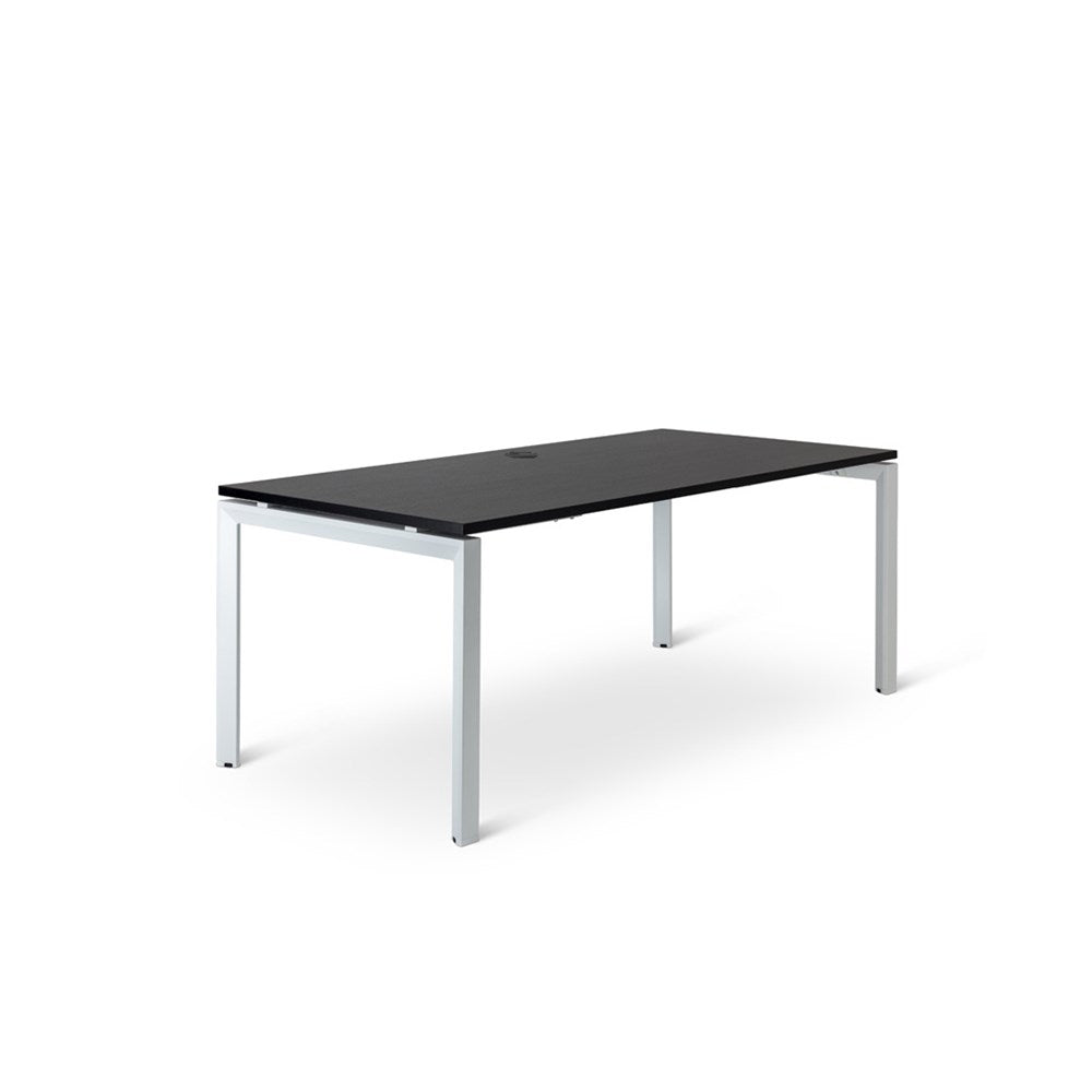 solid straight desk