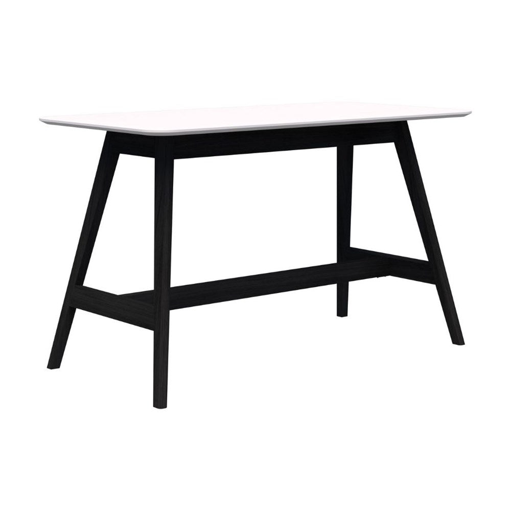 black and white bar leaner