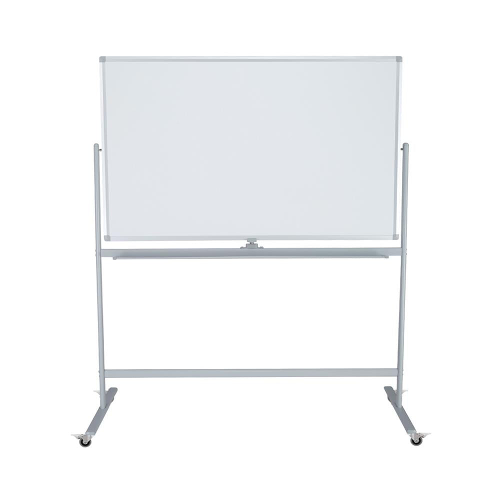 Mobile Pivoting Double-Sided Magnetic Porcelain Whiteboard