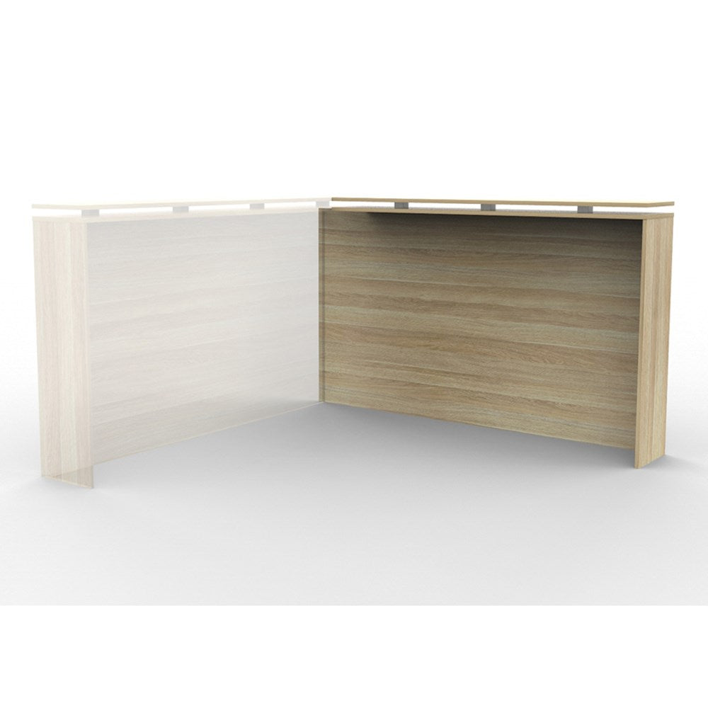 Cubit reception return, rear angle view