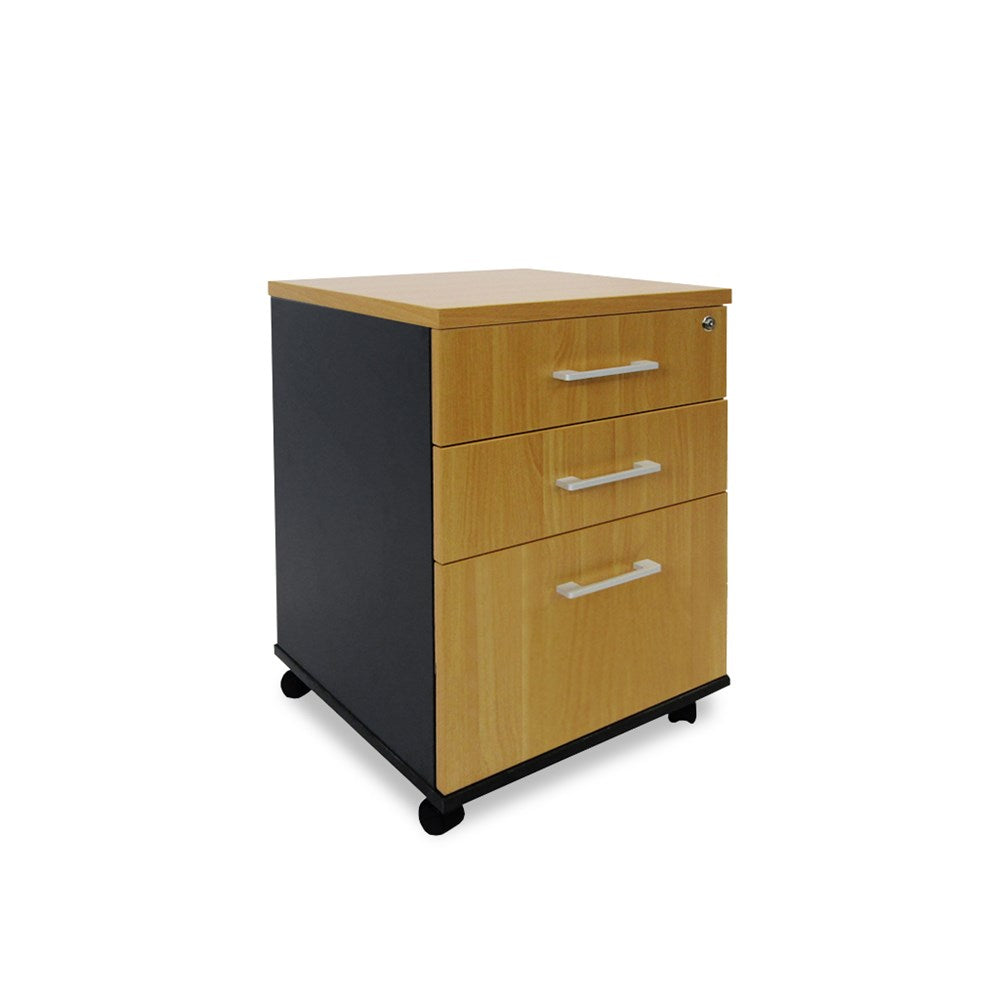 Mobel Delta 2-Drawer and File Mobile Storage Unit